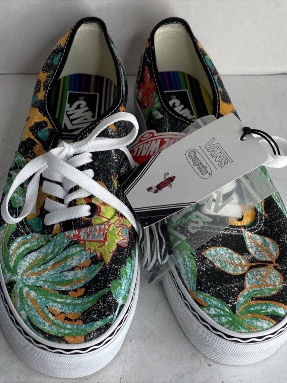 Vans Authentic x Crayola Tropical Animal Print Shoes